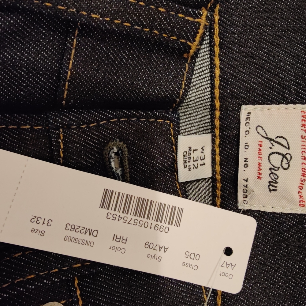 NWT J.Crew skinny blue jeans